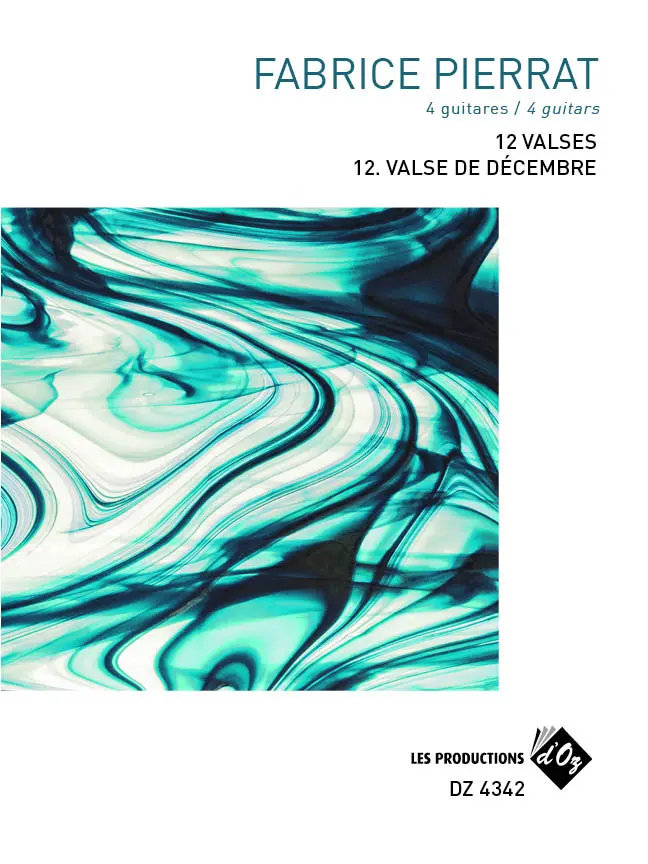 Pierrat | 12 Valses - Decembre for 4 guitars